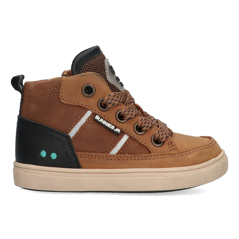 BunniesJR Levi Louw jongenssneakers bruin