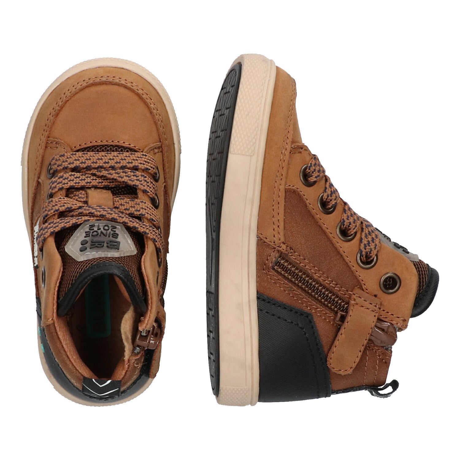 BunniesJR Levi Louw jongenssneakers bruin