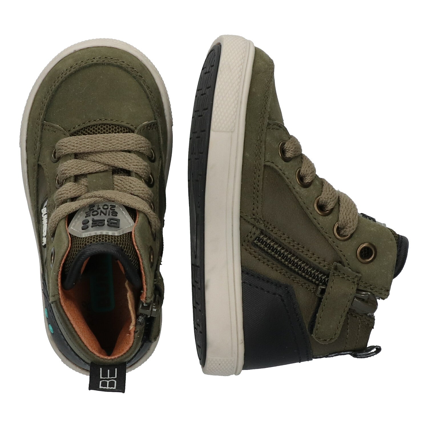 BunniesJR Hoge Sneakers Jongens Groen