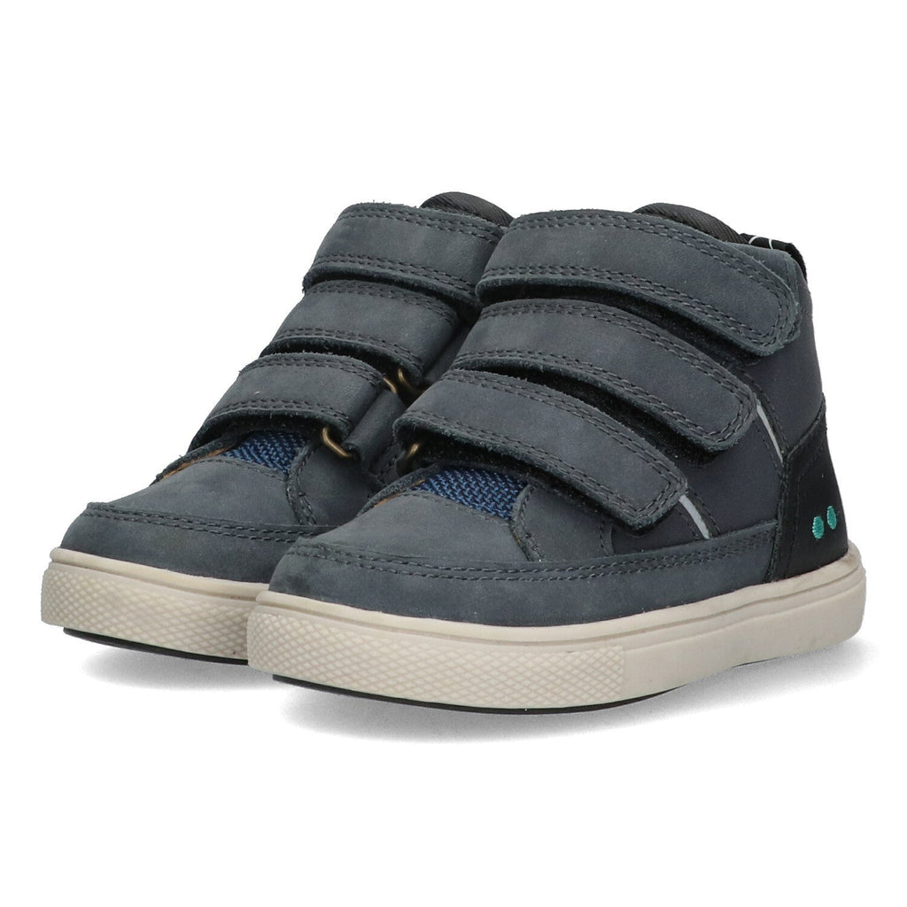 Lev Louw Hoge Sneakers Jongens Blauw