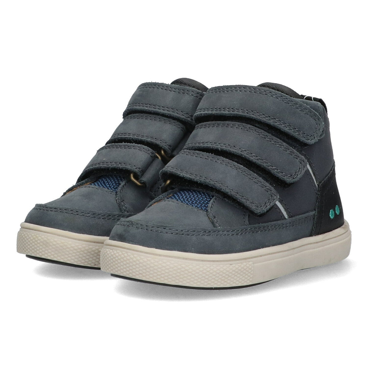 Lev Louw Hoge Sneakers Jongens Blauw