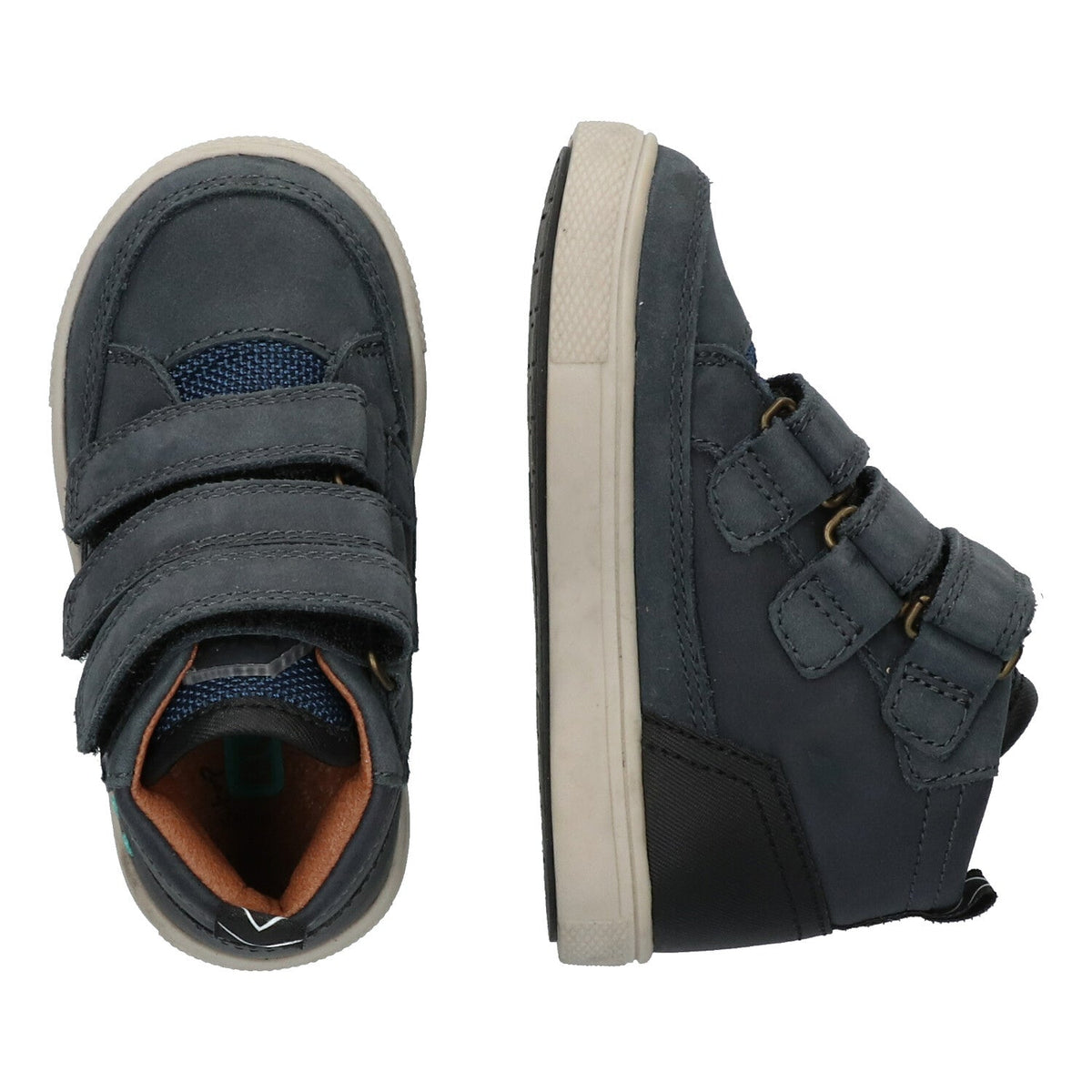 Lev Louw Hoge Sneakers Jongens Blauw