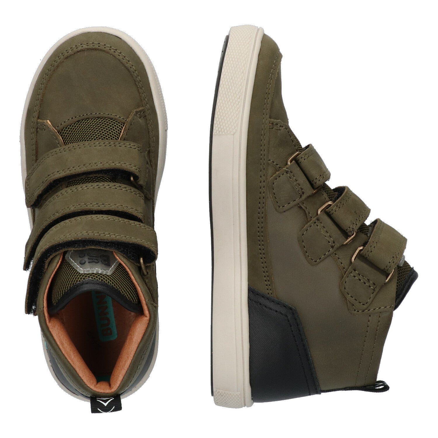BunniesJR Hoge Sneakers Jongens Groen