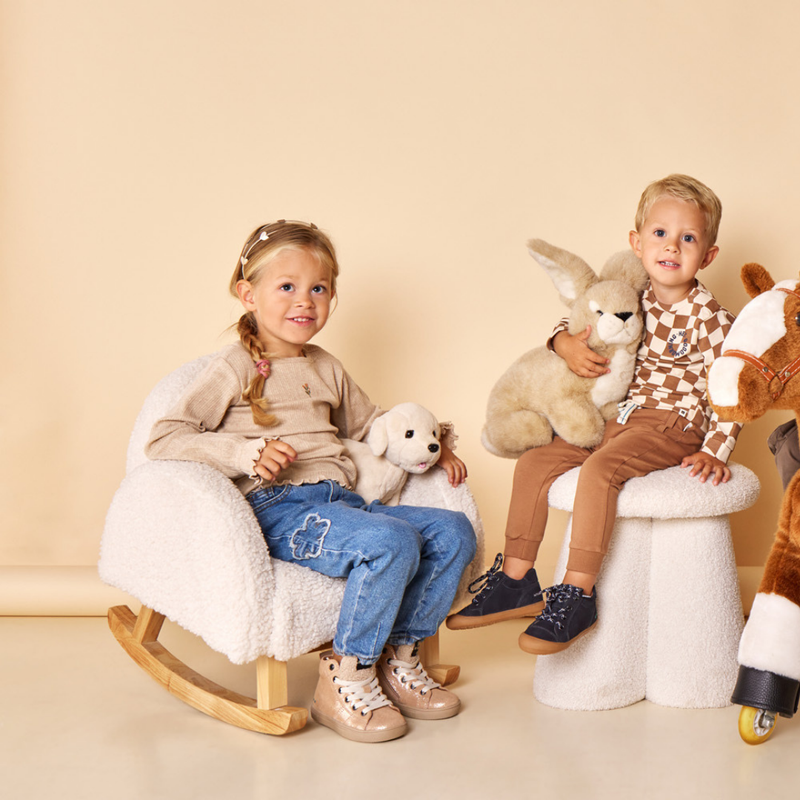 Luca Louw Hoge Sneakers Meisjes Roze