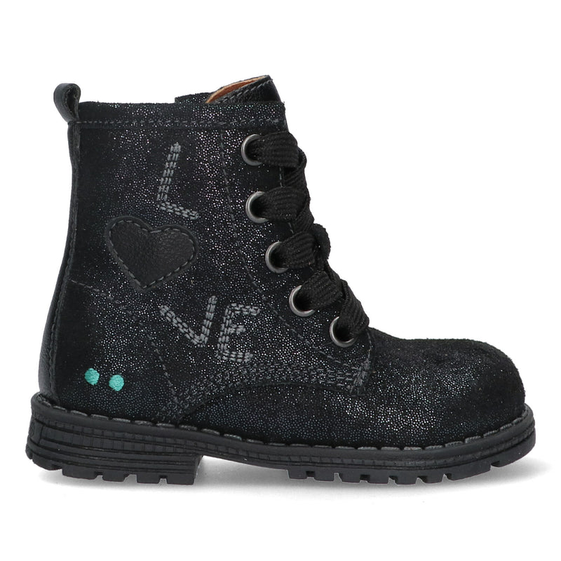 BunniesJR Biker Boots Meisjes Blauw Print