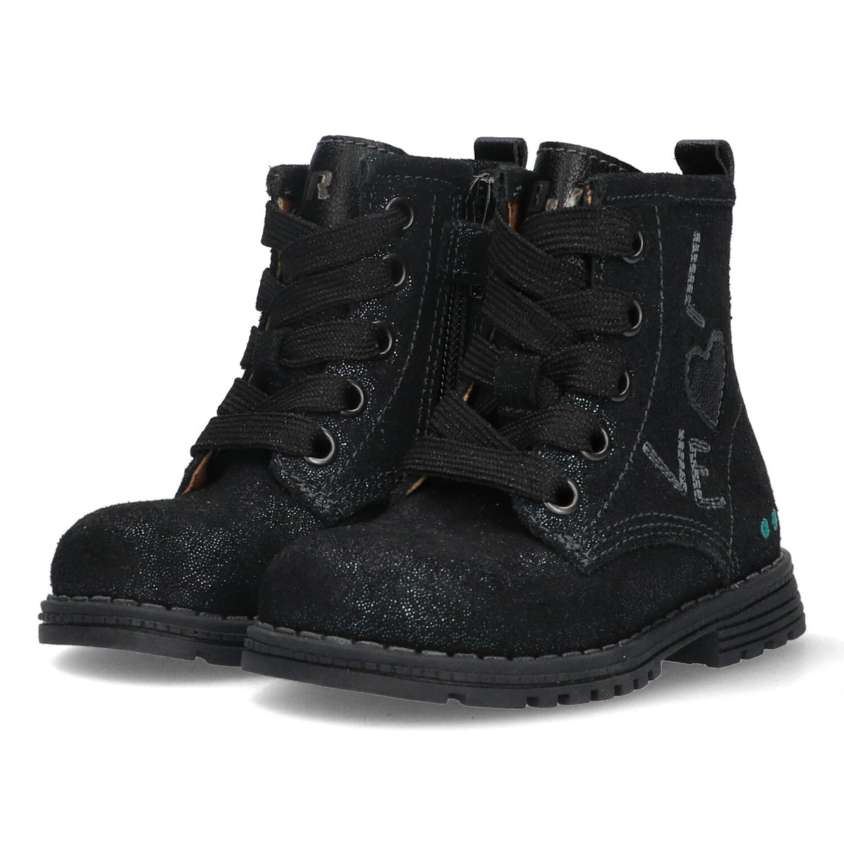 BunniesJR Biker Boots Meisjes Blauw Print