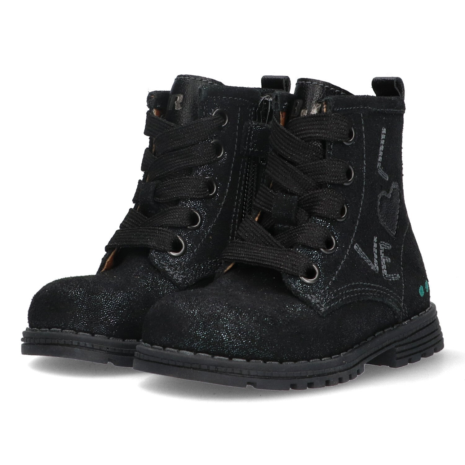 BunniesJR Biker Boots Meisjes Blauw Print