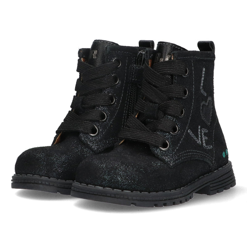 BunniesJR Biker Boots Meisjes Blauw Print