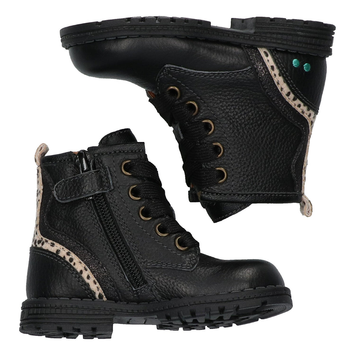 BunniesJR Biker Boots Meisjes Zwart