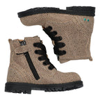 Tina Trots Biker Boots Meisjes Taupe