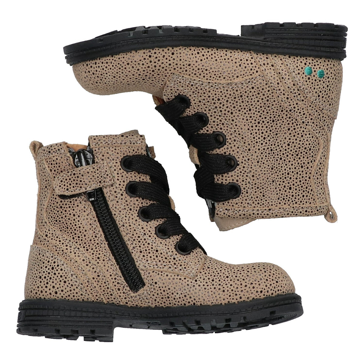 Tina Trots Biker Boots Meisjes Taupe