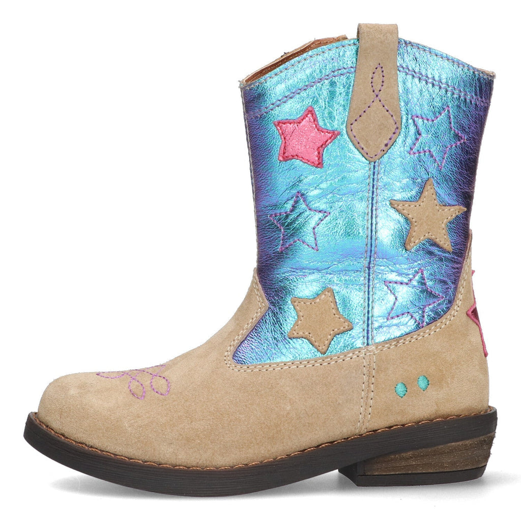 Roos Rodeo Cowboy Boots Meisjes Taupe