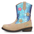 Roos Rodeo Cowboy Boots Meisjes Taupe