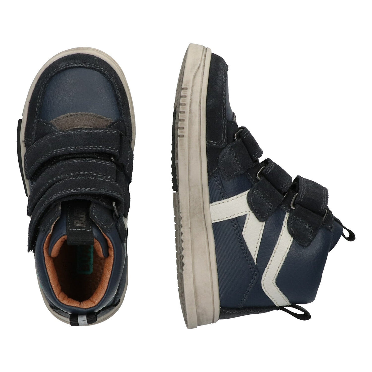 BunniesJR Hoge Sneakers Jongens Blauw