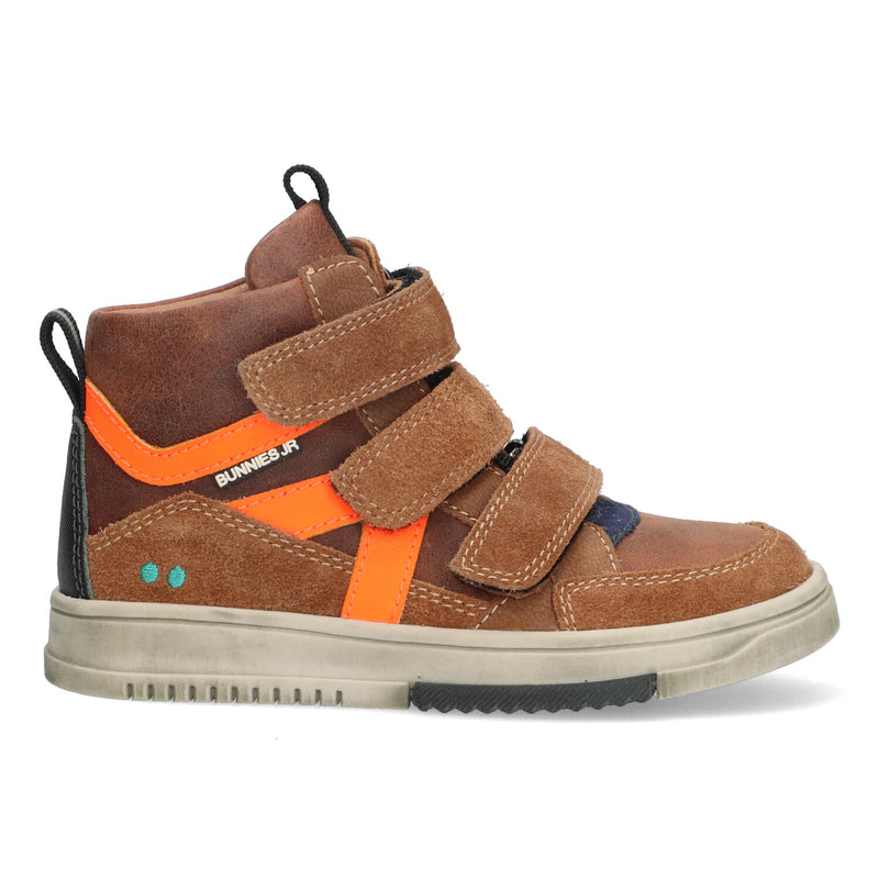 BunniesJR Milan Mieters hoge sneakers jongens cognac