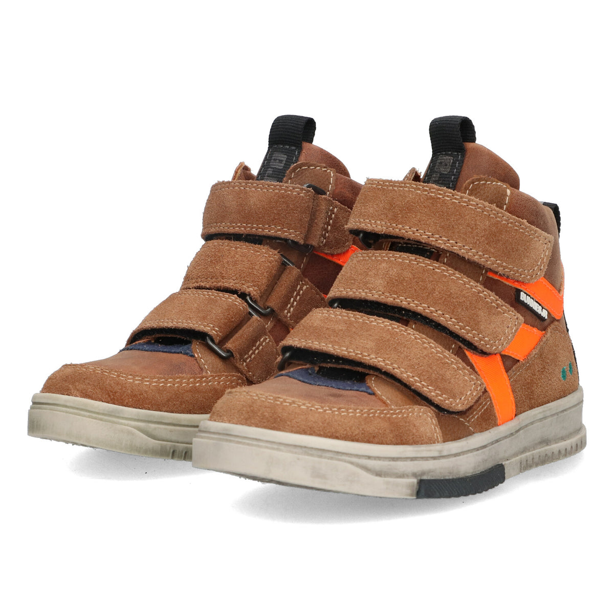 BunniesJR Milan Mieters hoge sneakers jongens cognac