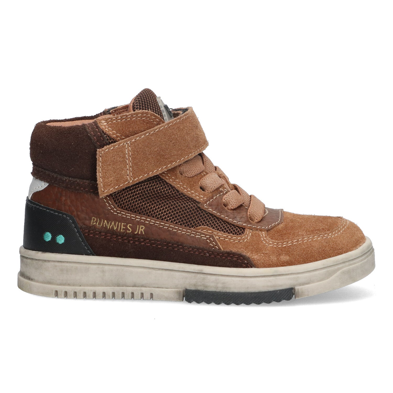 Morris Mieters Hoge Sneakers Jongens Bruin