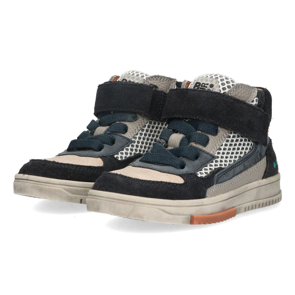 Hoge Sneakers Jongens Blauw