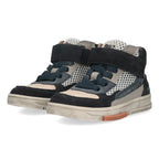 Hoge Sneakers Jongens Blauw