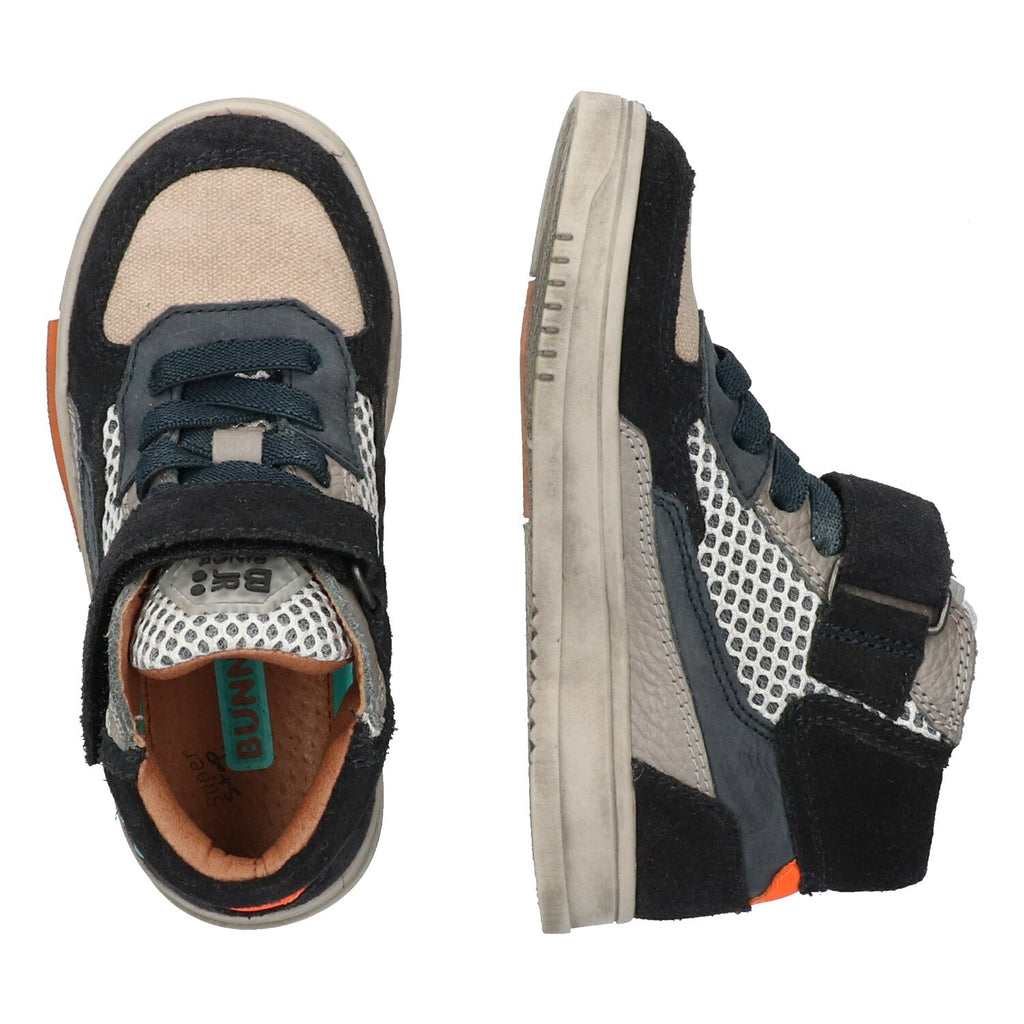 BunniesJR Hoge Sneakers Jongens Blauw