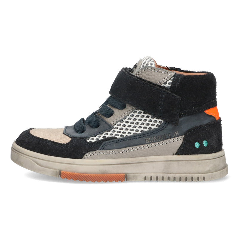 BunniesJR Hoge Sneakers Jongens Blauw