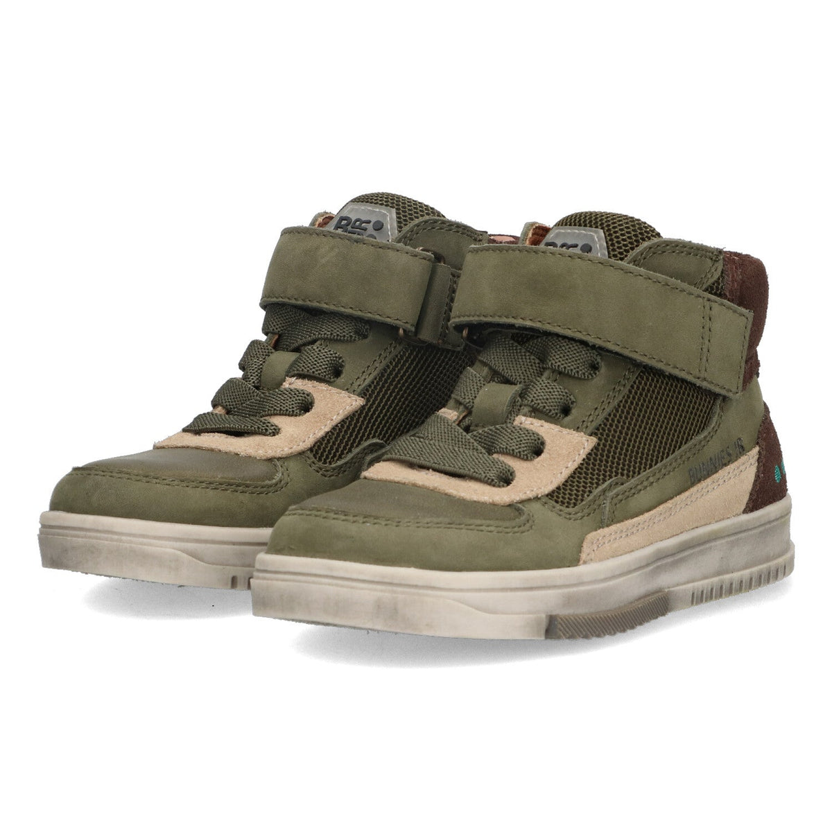Morris Mieters Hoge Sneakers Jongens Groen