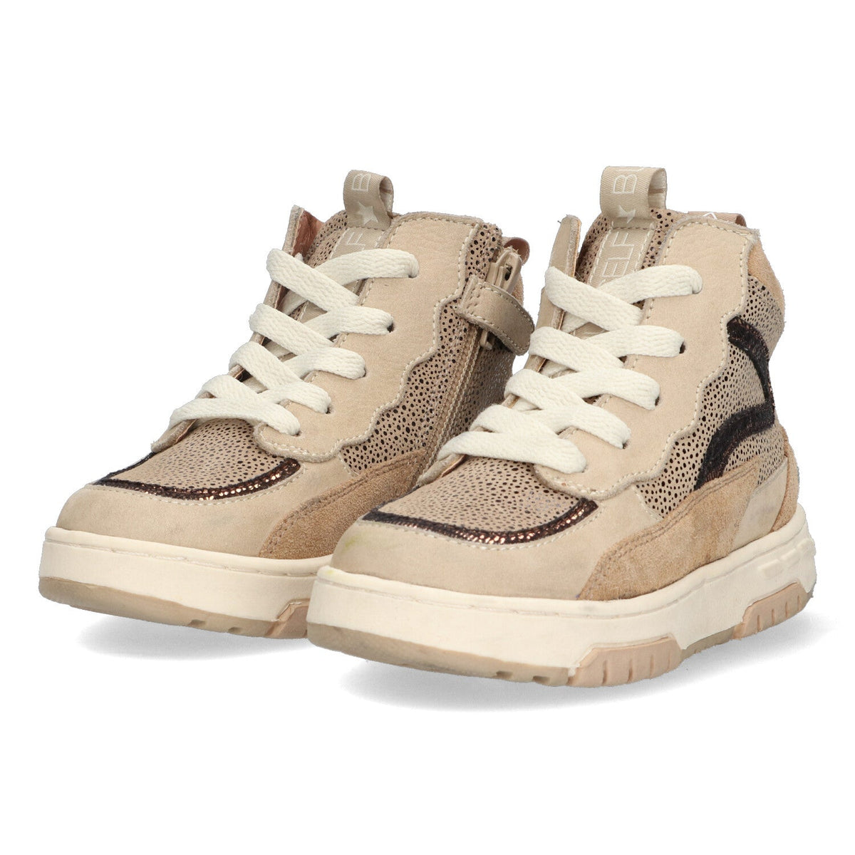 BunniesJR Hoge Sneakers Meisjes Beige