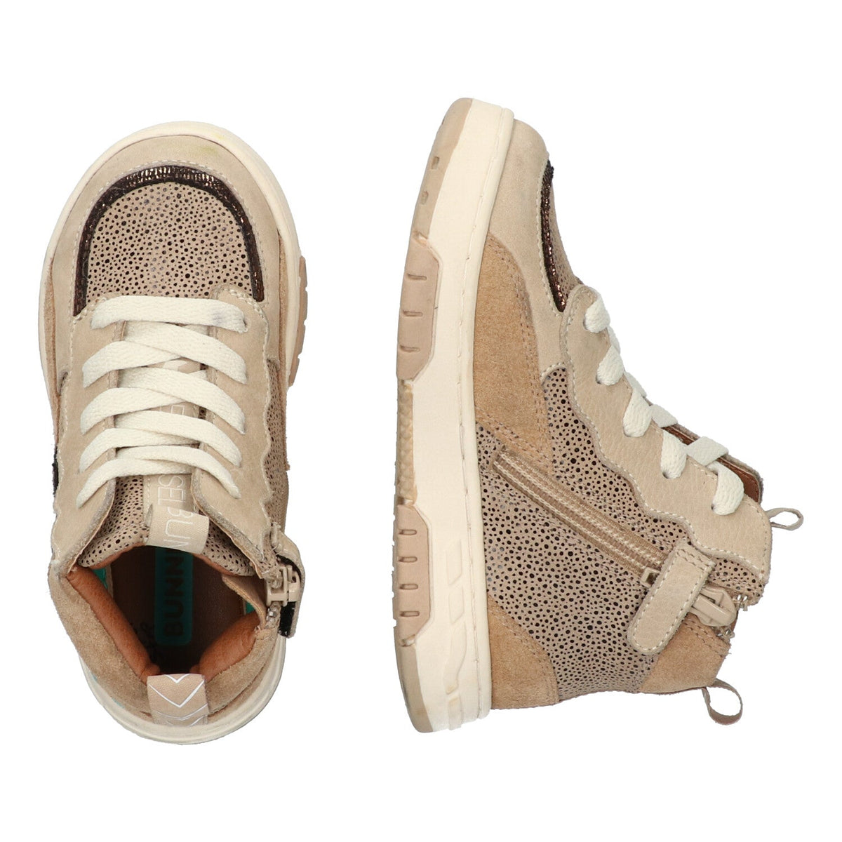 BunniesJR Hoge Sneakers Meisjes Beige