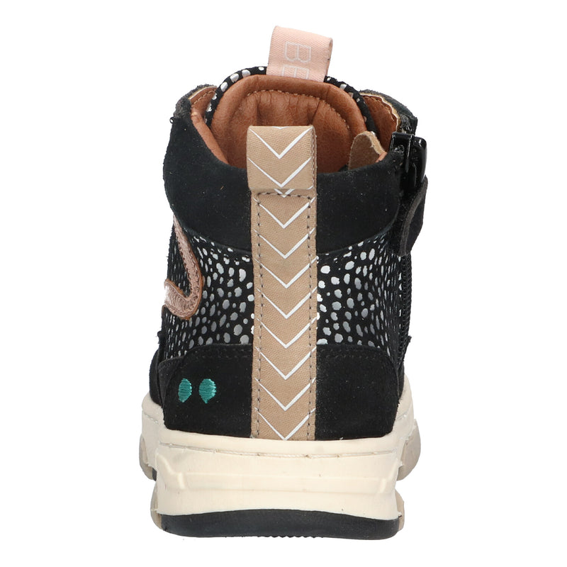 BunniesJR Hoge Sneakers Meisjes Zwart
