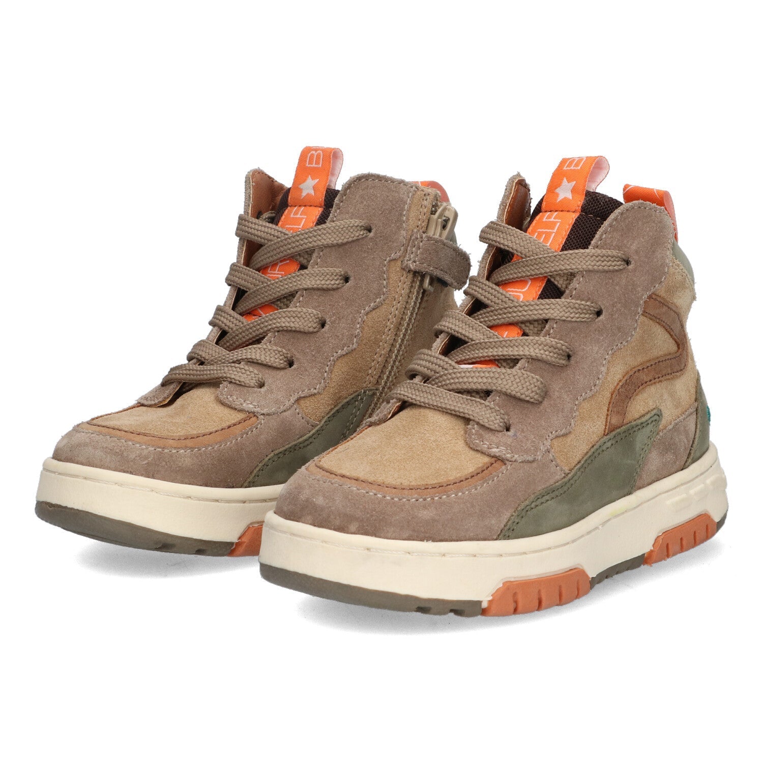 Mees Move Hoge Sneakers Jongens Taupe