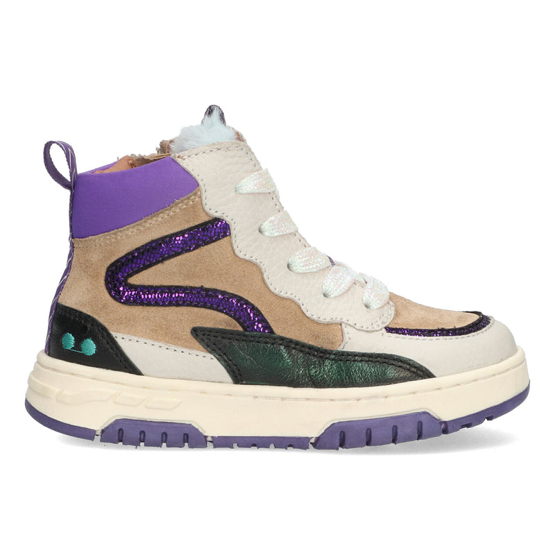 BunniesJR Hoge Sneakers Meisjes Paars