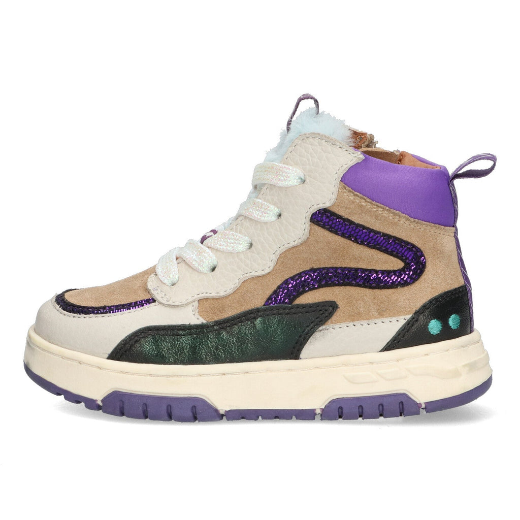 BunniesJR Hoge Sneakers Meisjes Paars
