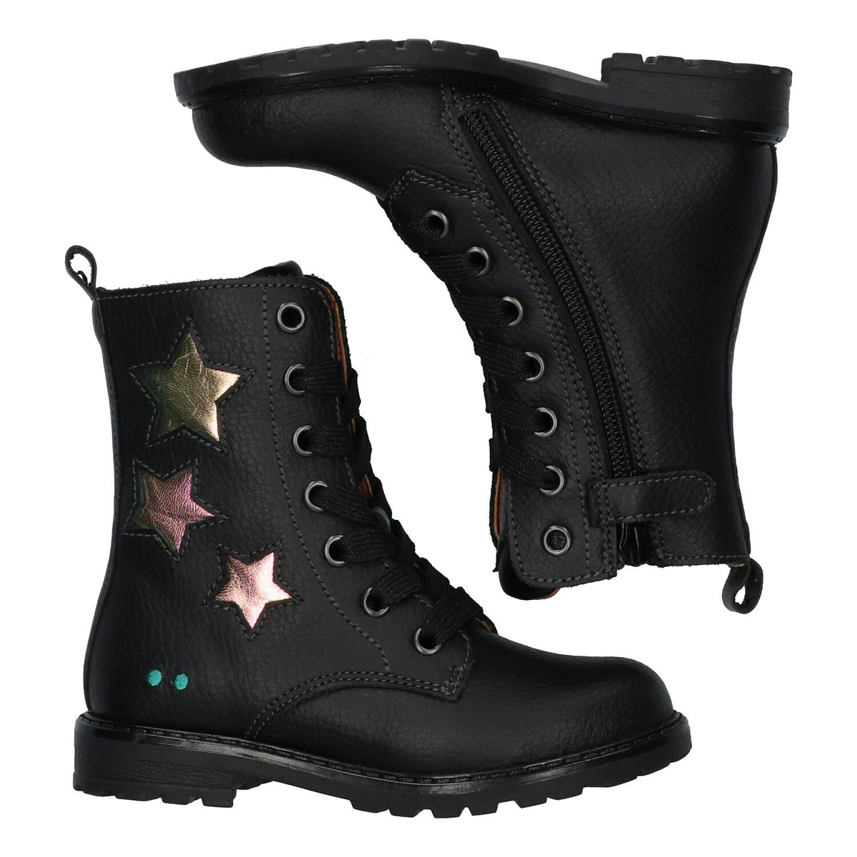 BunniesJR Biker Boots Meisjes Zwart
