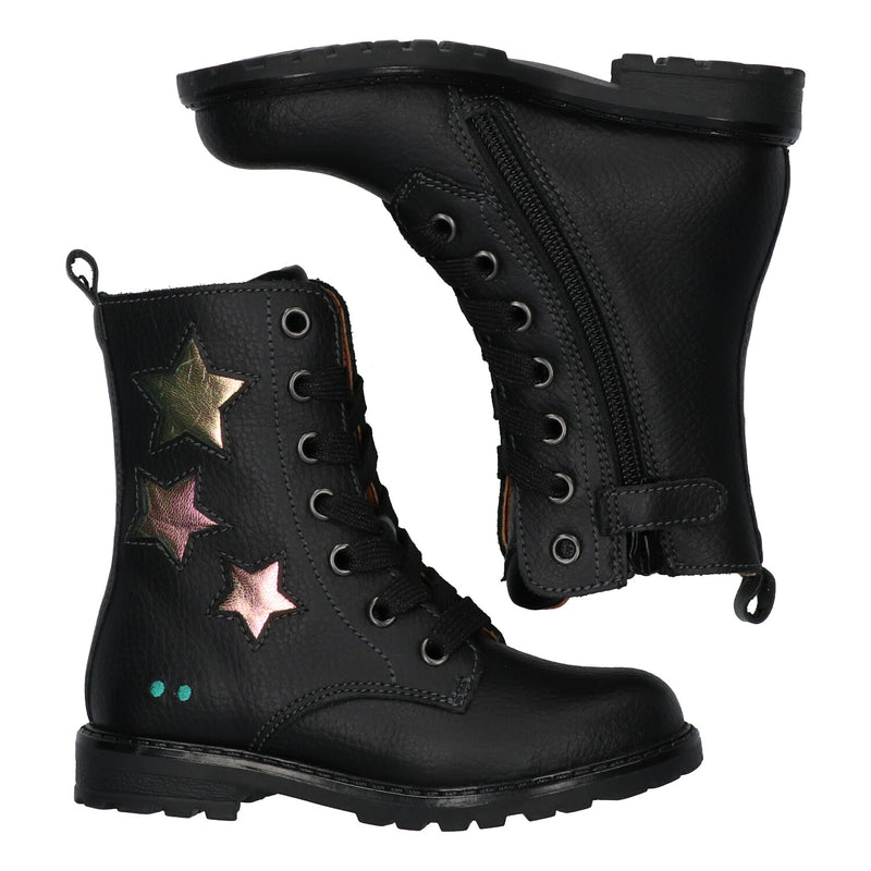 BunniesJR Biker Boots Meisjes Zwart