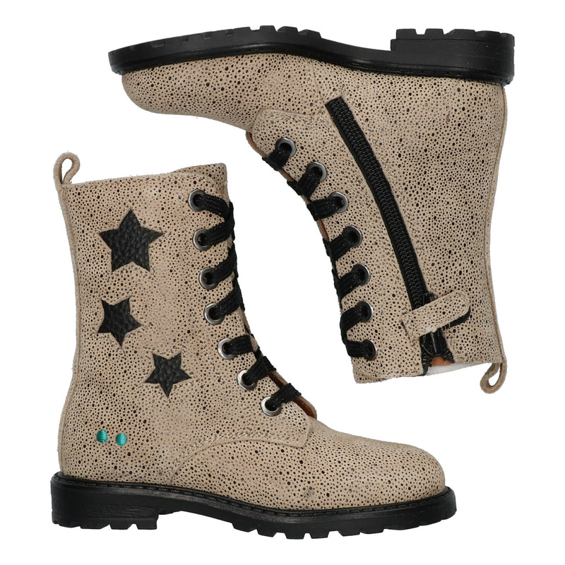 BunniesJR Biker Boots Meisjes Taupe
