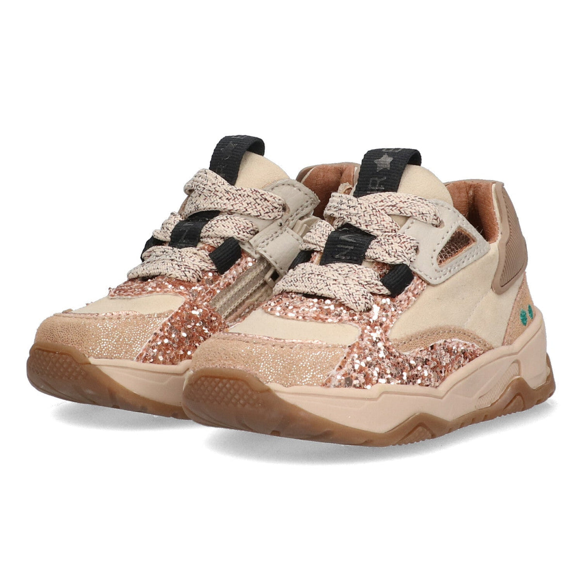 Ciske Chunky Lage Sneakers Meisjes Roze Beige