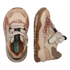 Ciske Chunky Lage Sneakers Meisjes Roze Beige