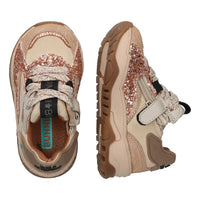 Ciske Chunky 224875-974 Lage Sneakers Meisjes Roze Beige