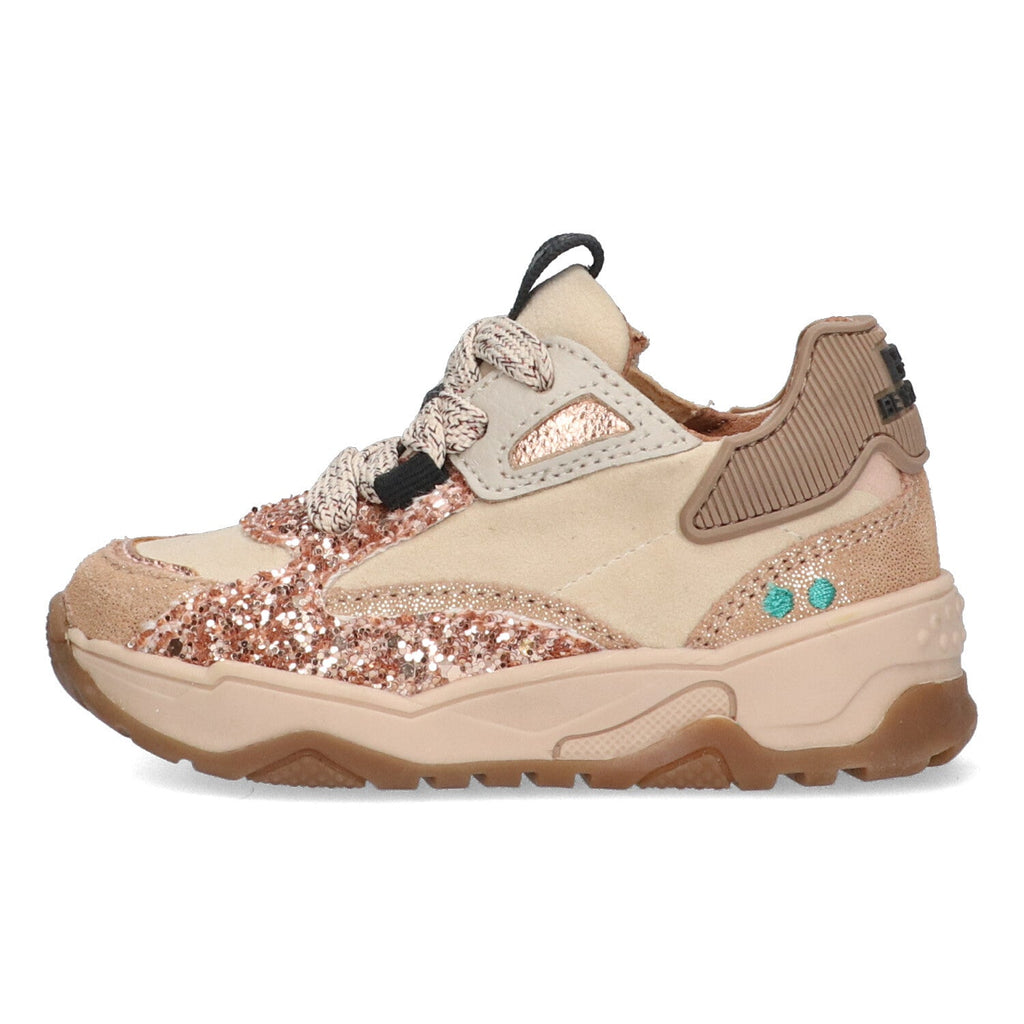 Ciske Chunky Lage Sneakers Meisjes Roze Beige