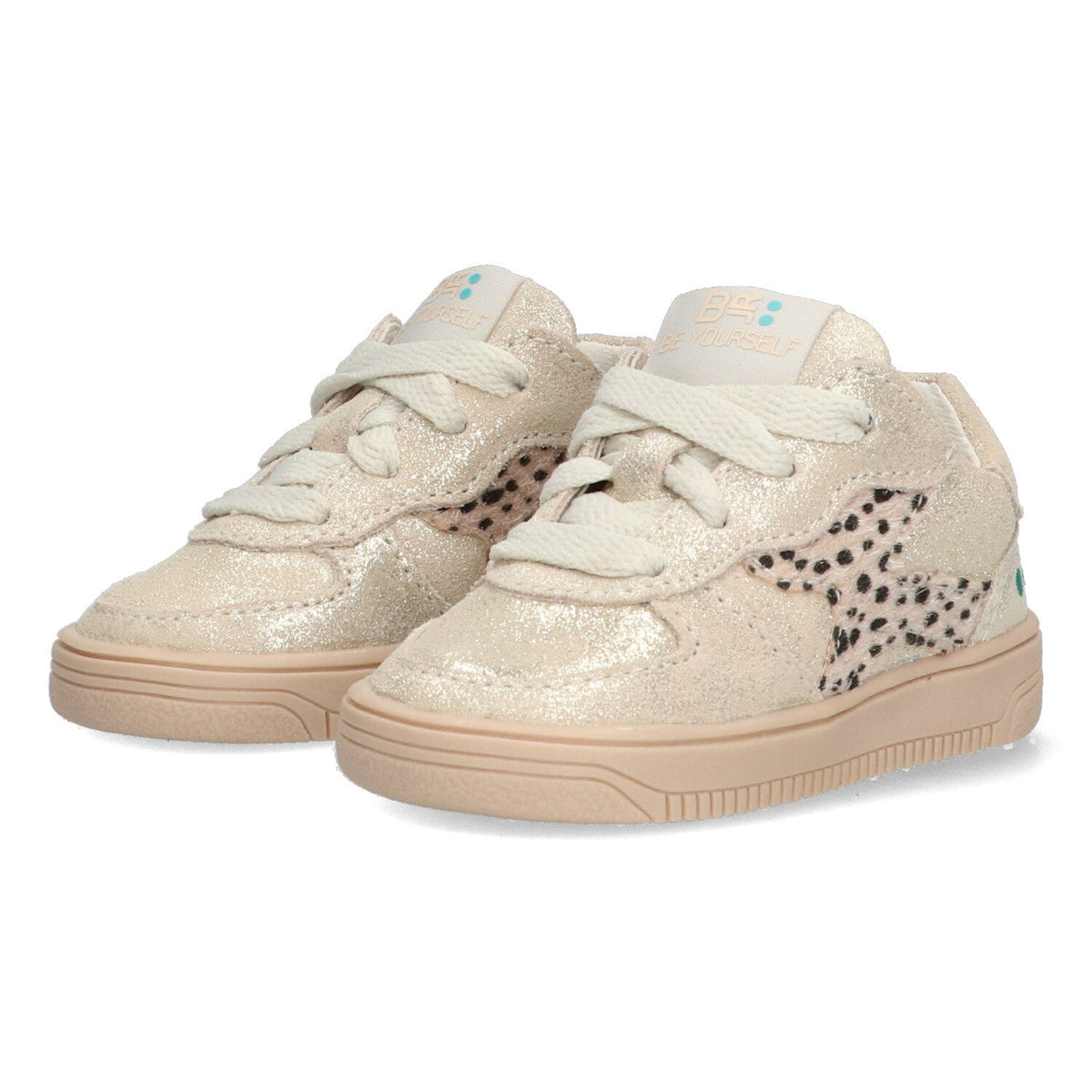 Monica Mellow Lage Sneakers Meisjes Beige