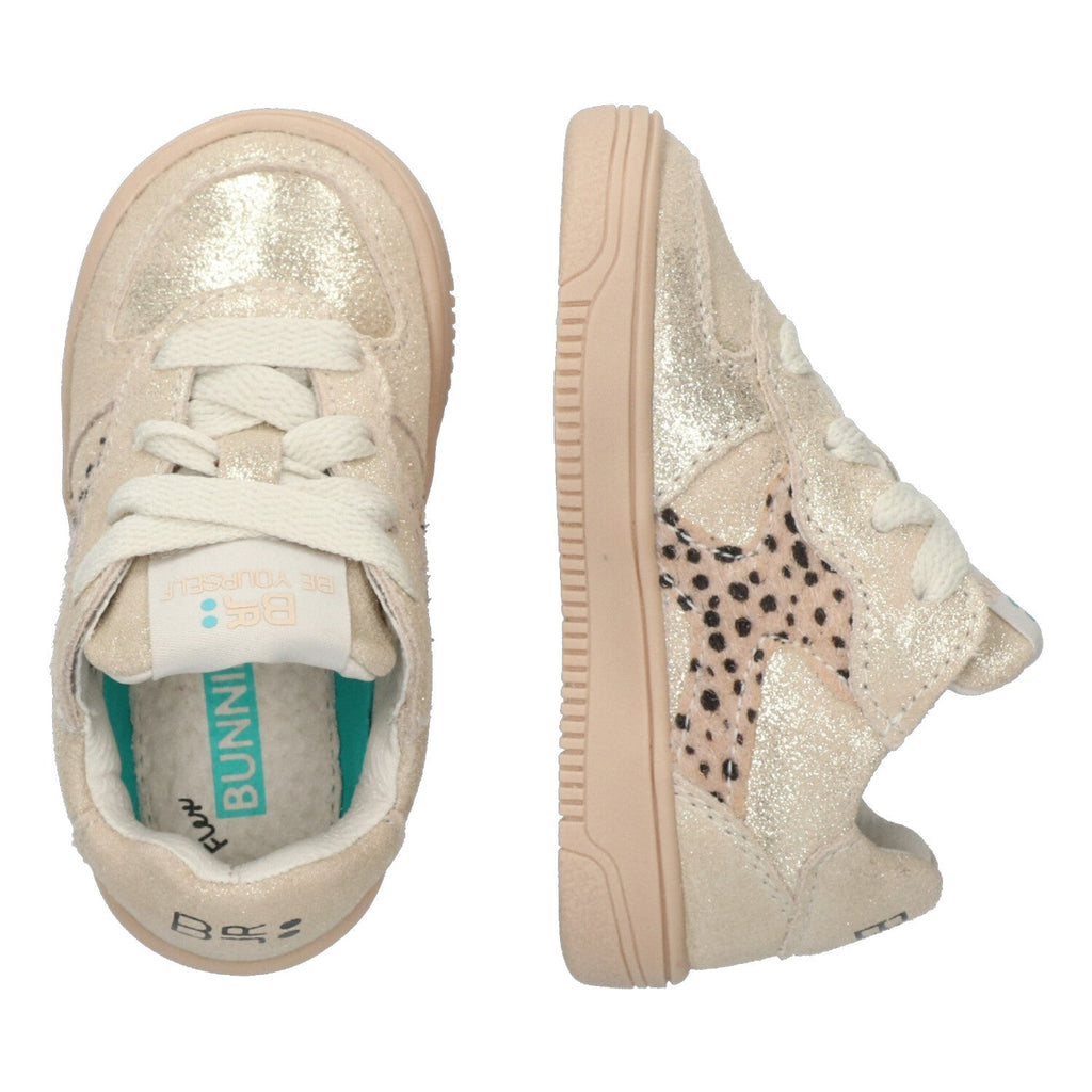 Monica Mellow Lage Sneakers Meisjes Beige