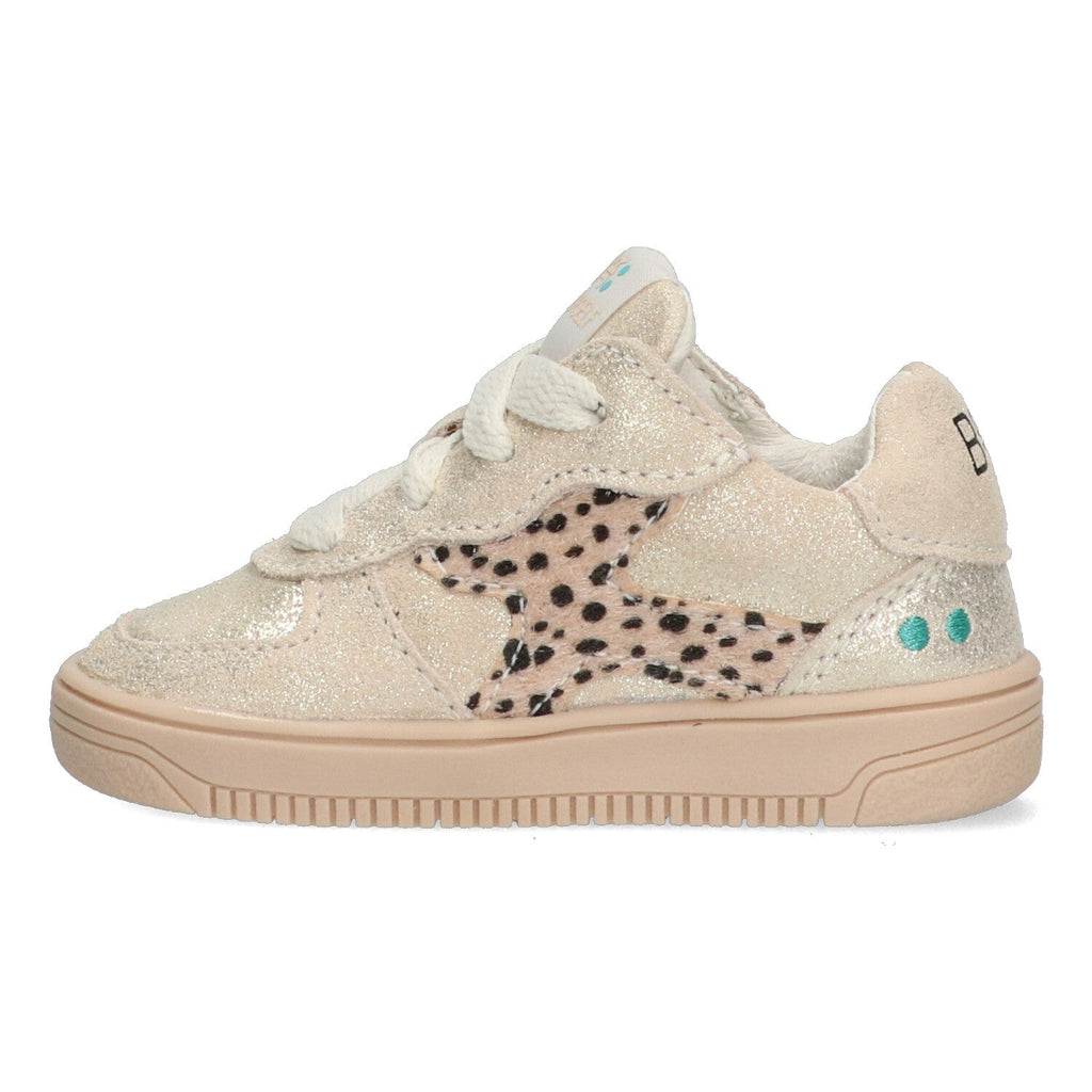 Monica Mellow Lage Sneakers Meisjes Beige