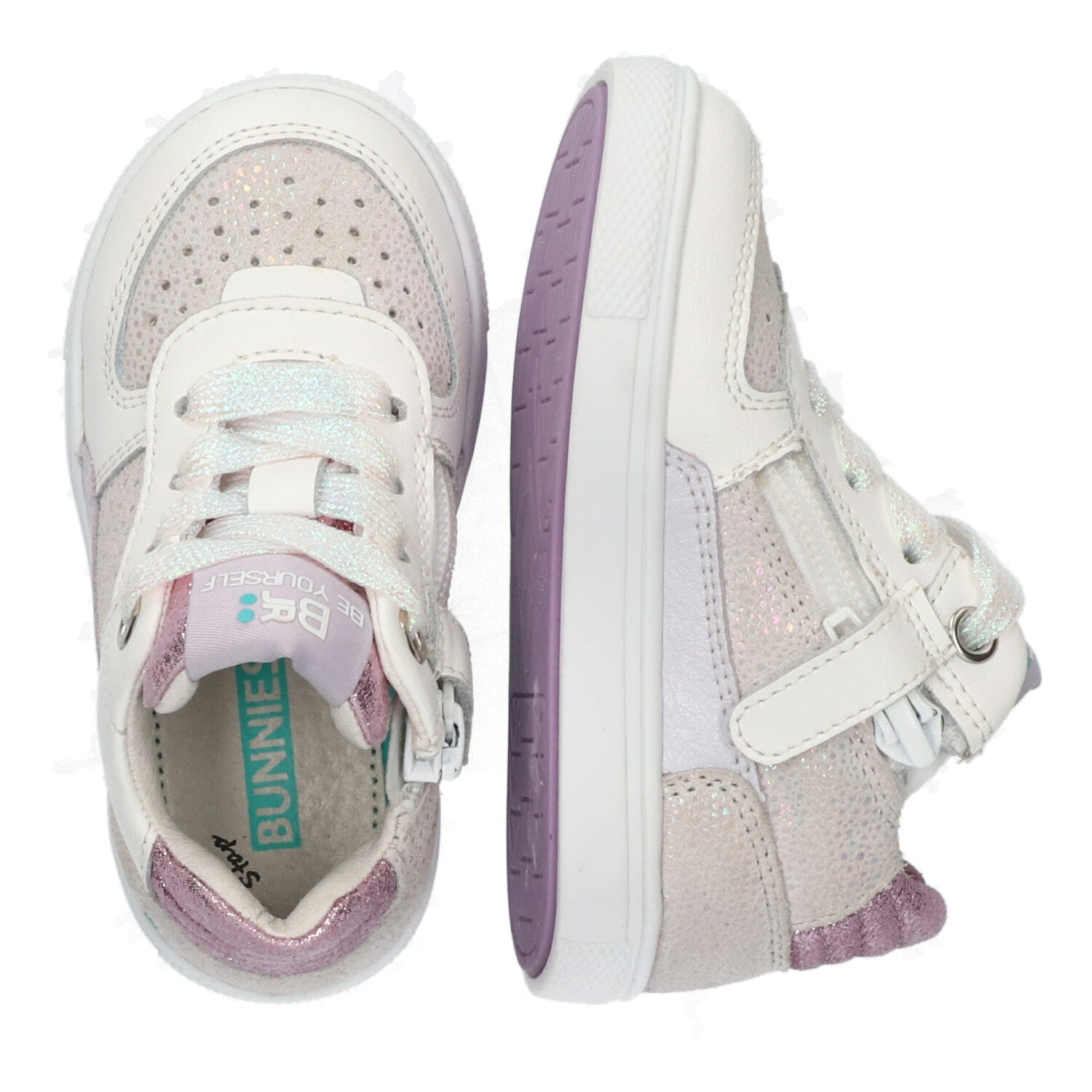 Loran Louw Lage Sneakers Meisjes Wit