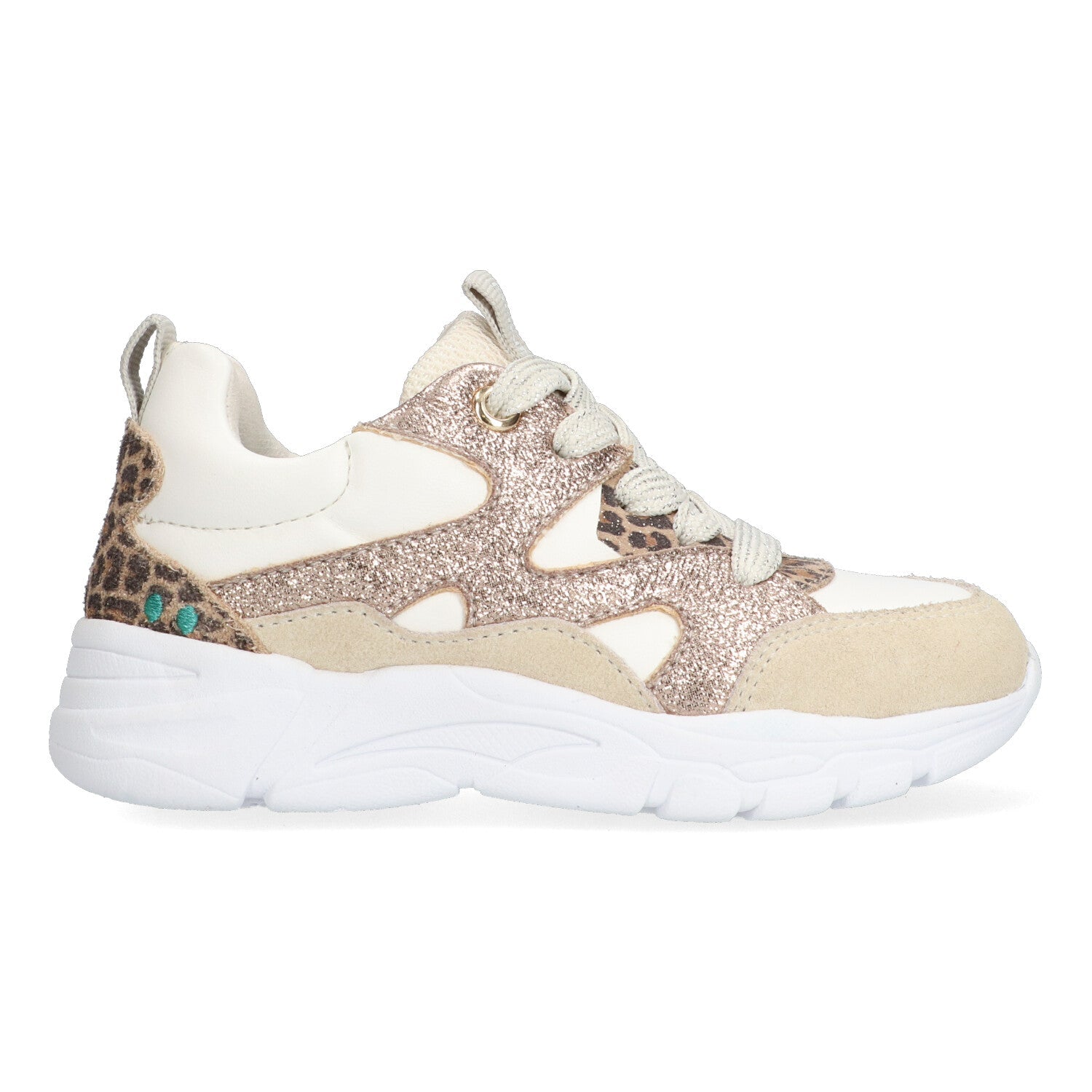 Sanne Spring Lage Sneakers Meisjes Beige