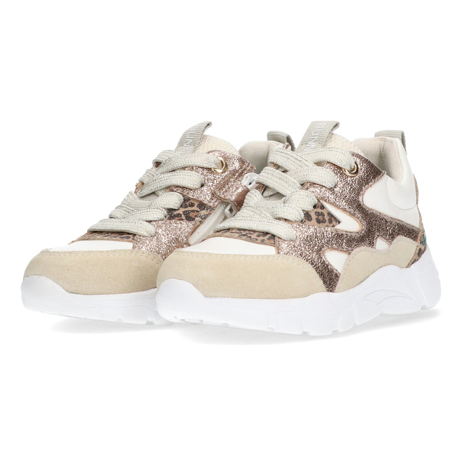 Sanne Spring Lage Sneakers Meisjes Beige