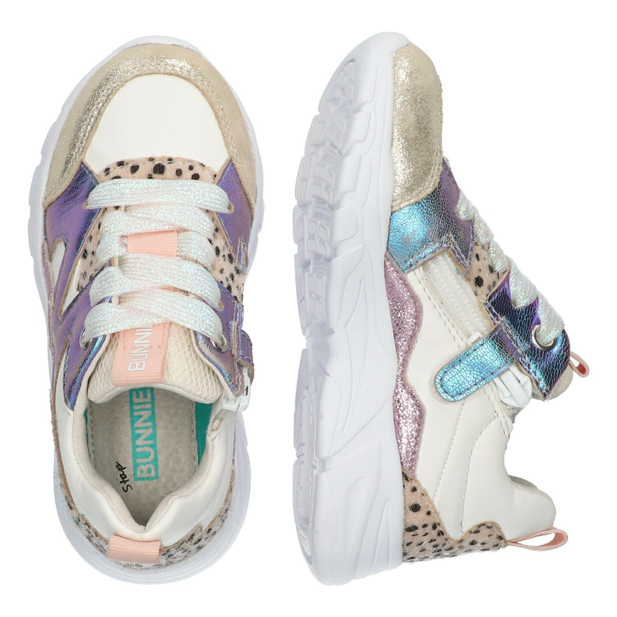 Sanne Spring Lage Sneakers Meisjes Blauw