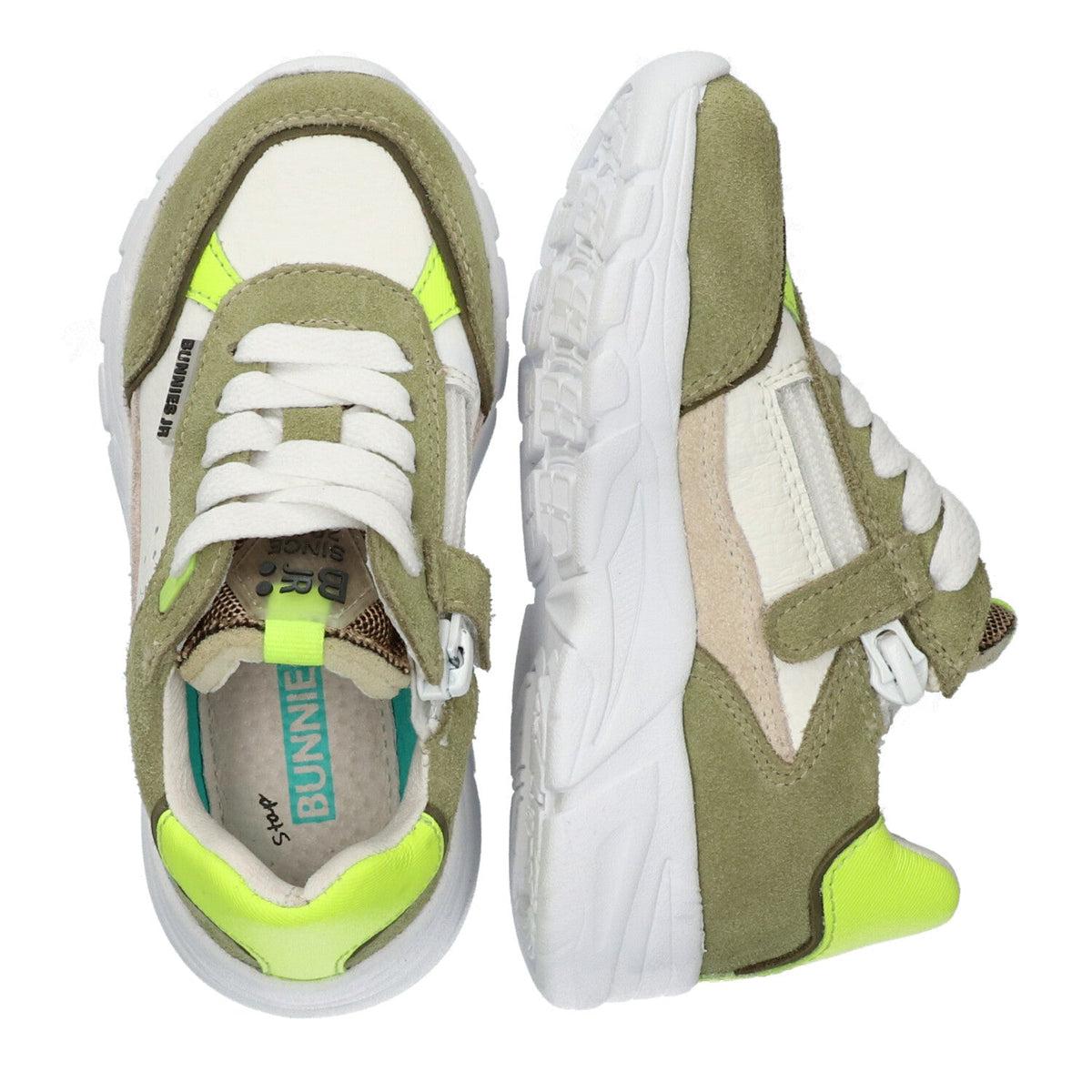 Steven Spring Lage Sneakers Jongens Groen