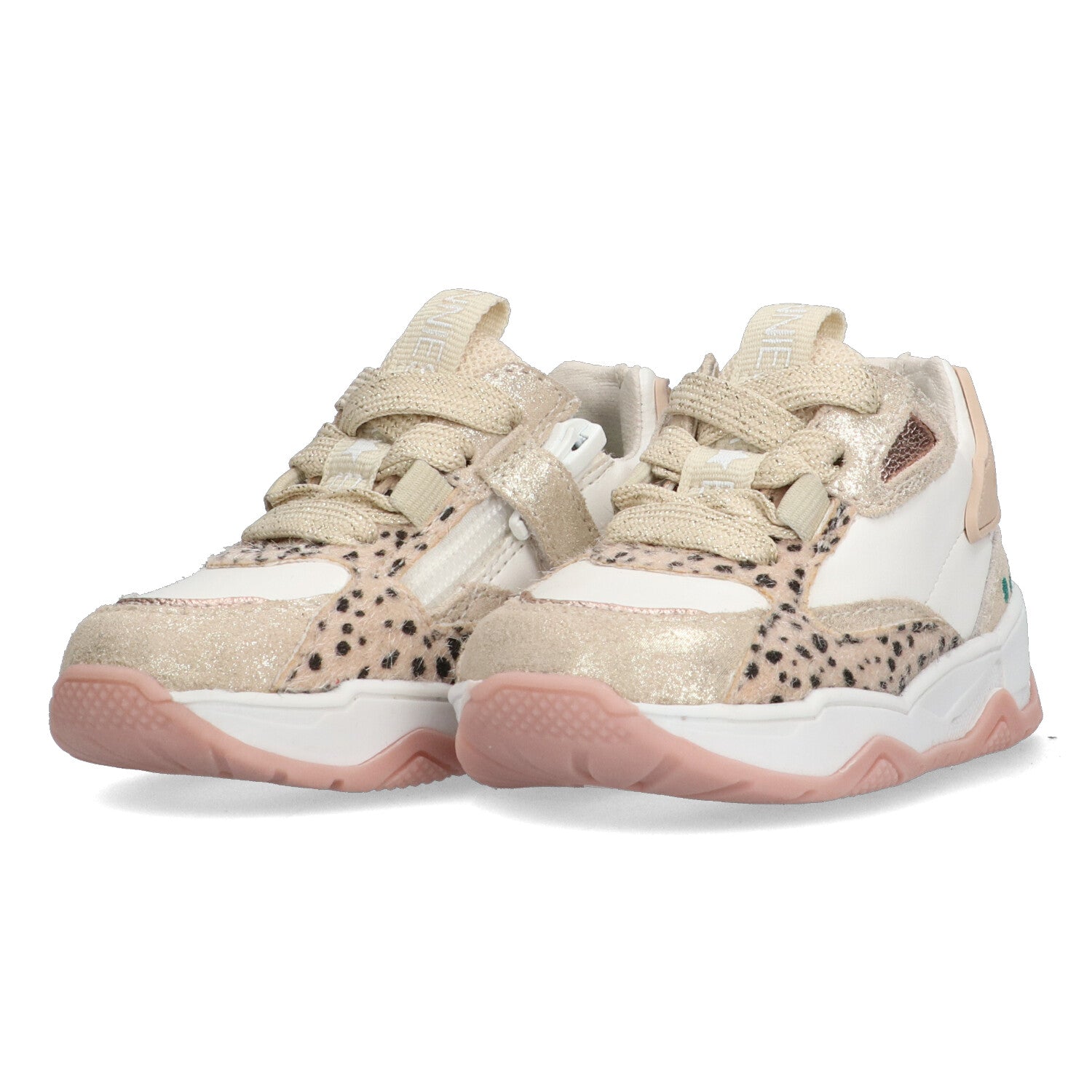 Cody Chunky Lage Sneakers Meisjes Champagne Print