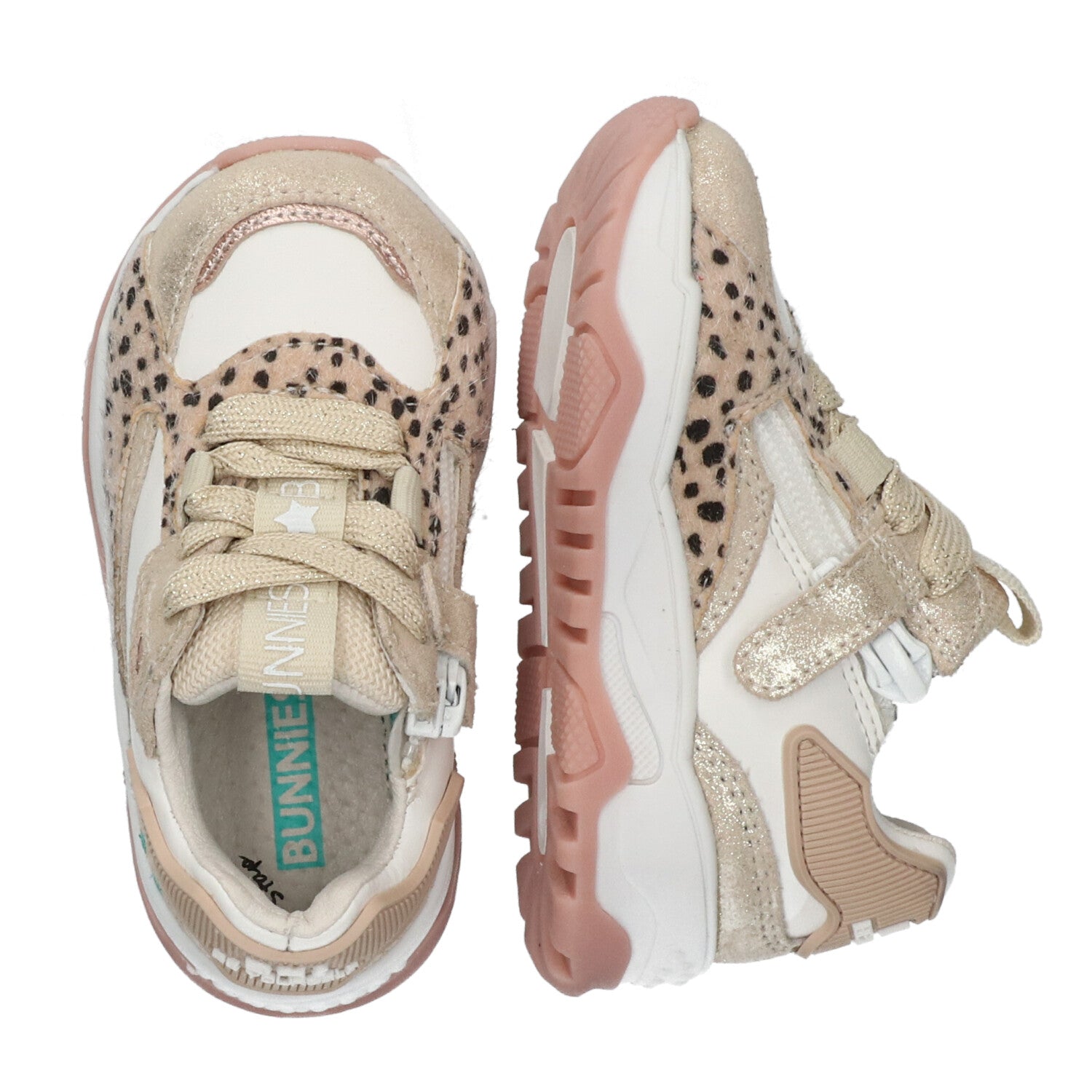 Cody Chunky Lage Sneakers Meisjes Champagne Print