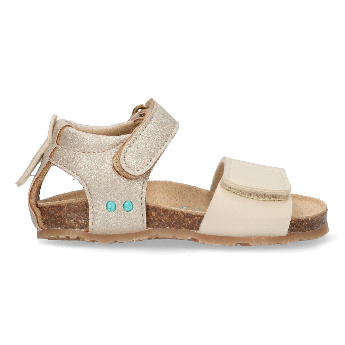 Britt Beach Platte Sandalen Meisjes Goud